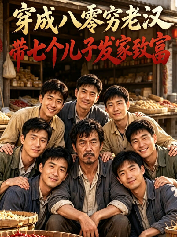 穿成八零穷老汉带七子发家