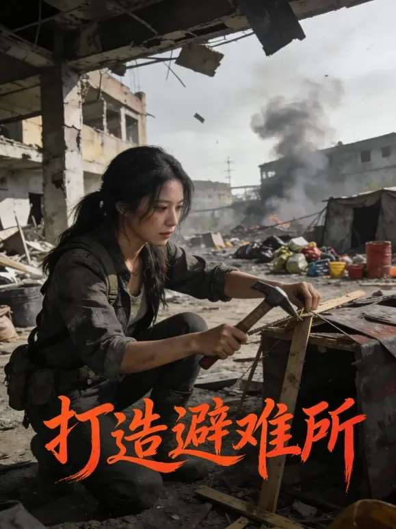 打造避难所短剧海报