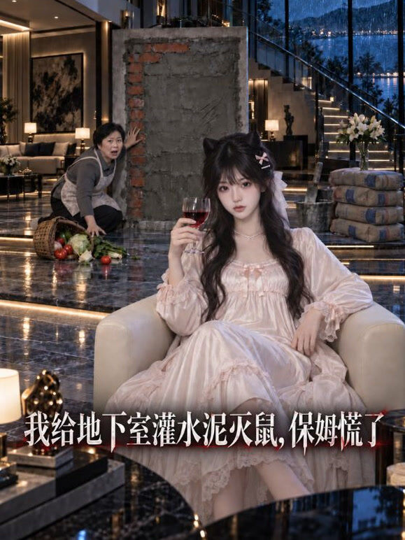 我给地下室灌水泥灭鼠，保姆慌了