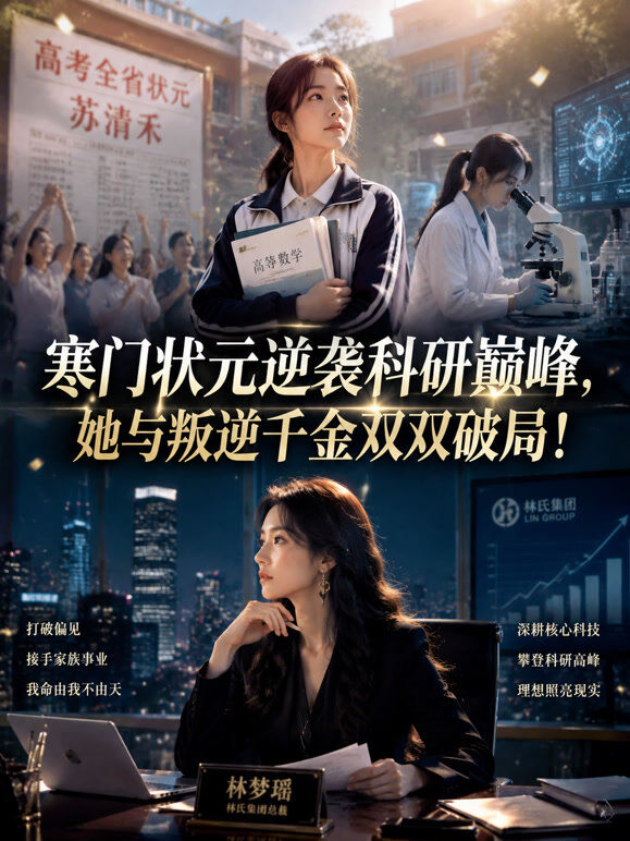 寒门状元逆袭科研巅峰，她与叛逆千金双双破局！