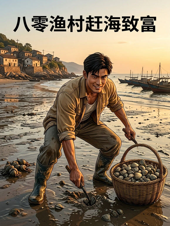 八零渔村赶海致富
