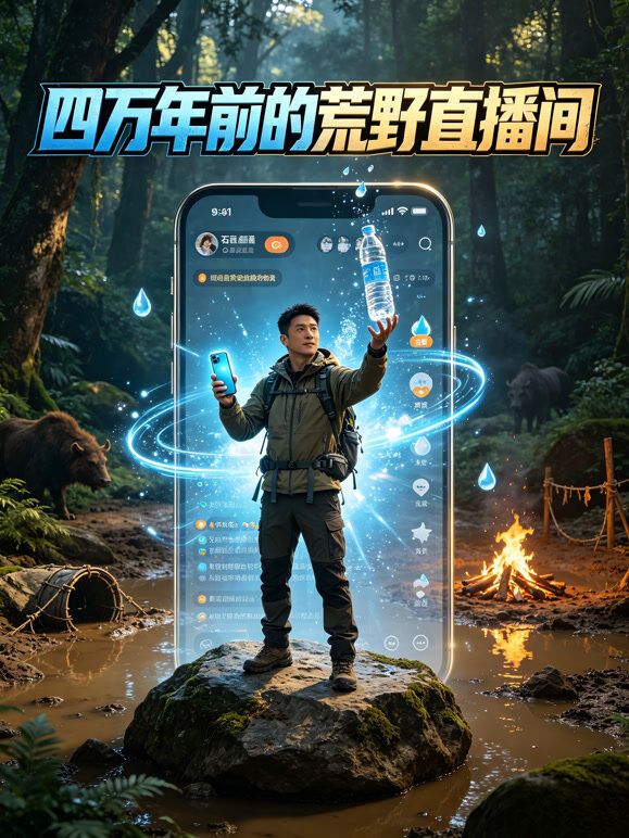 四万年前的荒野直播间
