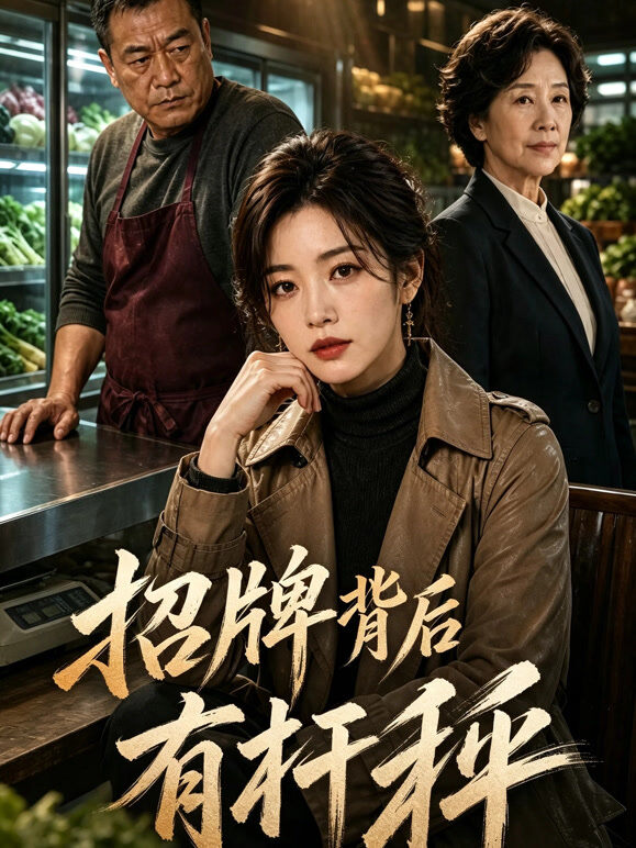招牌背后有杆秤