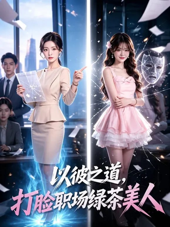 以彼之道，打脸职场绿茶美人短剧海报
