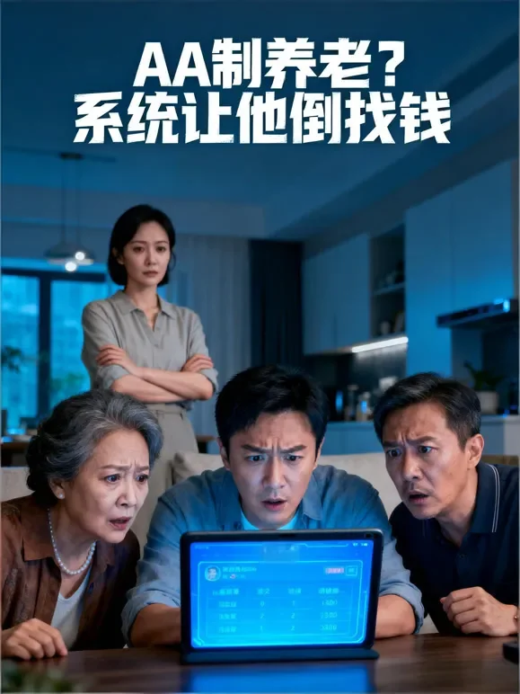 AA制养老？系统让他倒找钱短剧海报