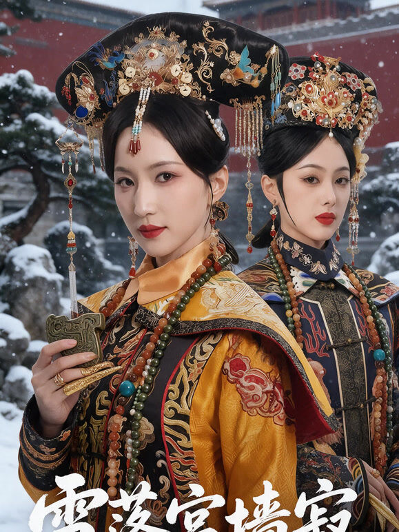 雪落宫墙寂