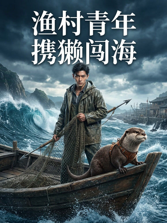 渔村青年携獭闯海
