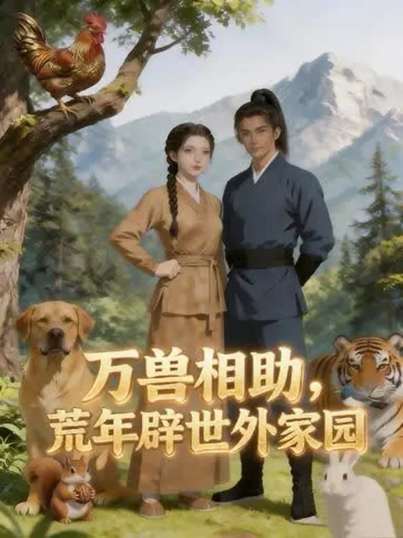 万兽相助，荒年辟世外家园短剧海报