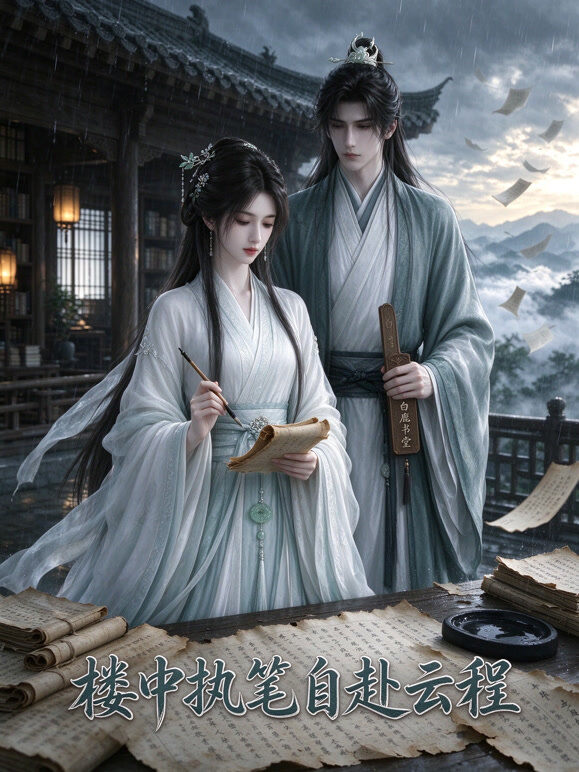 楼中执笔自赴云程