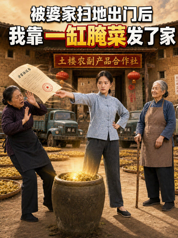 《被婆家扫地出门后，我靠一缸腌菜发了家》