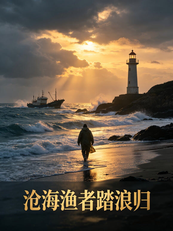 沧海渔者踏浪归