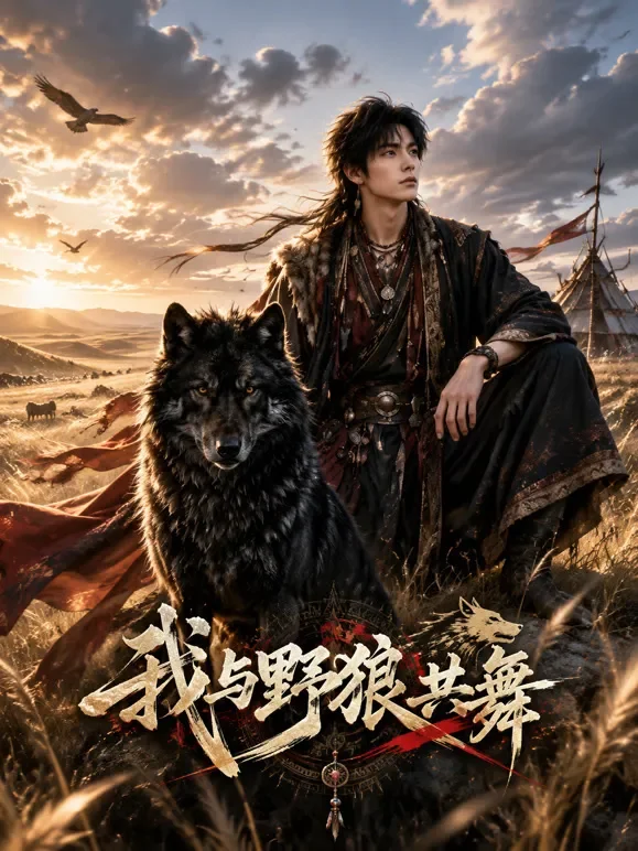 我与野狼共舞短剧海报