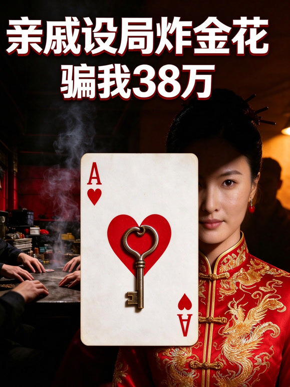 亲戚设局炸金花骗我38万