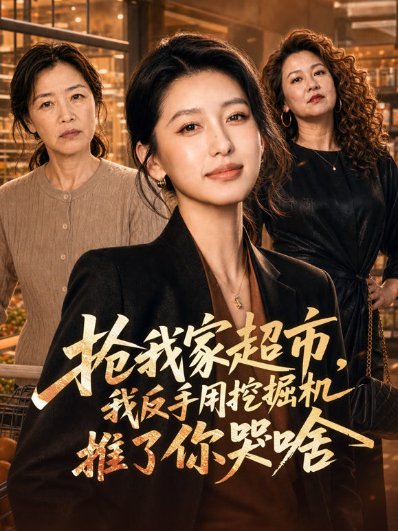 抢我家超市，我反手用挖掘机推了你哭啥？