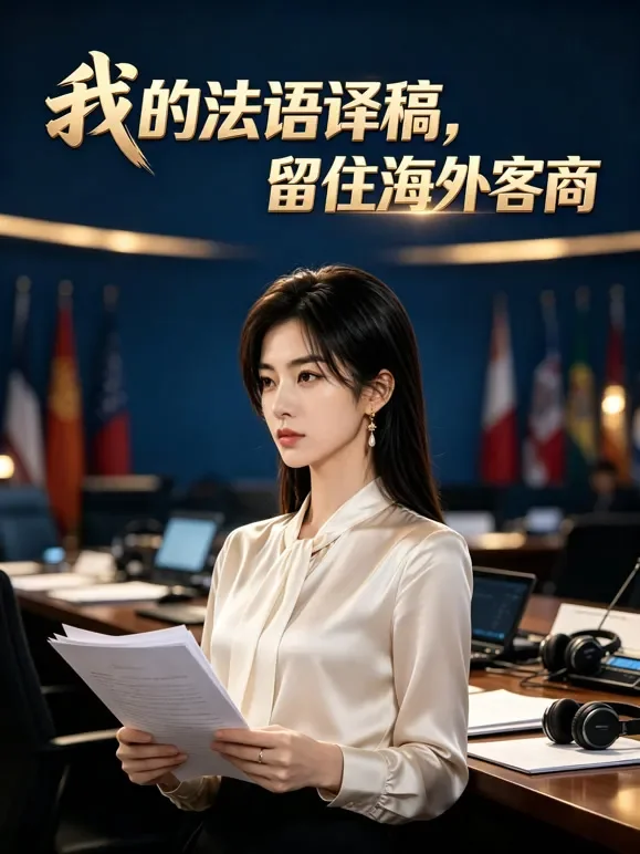 我的法语译稿，留住海外客商短剧海报