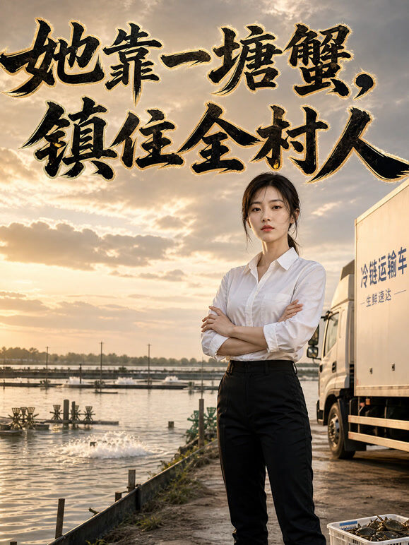 她靠一塘蟹，镇住全村人