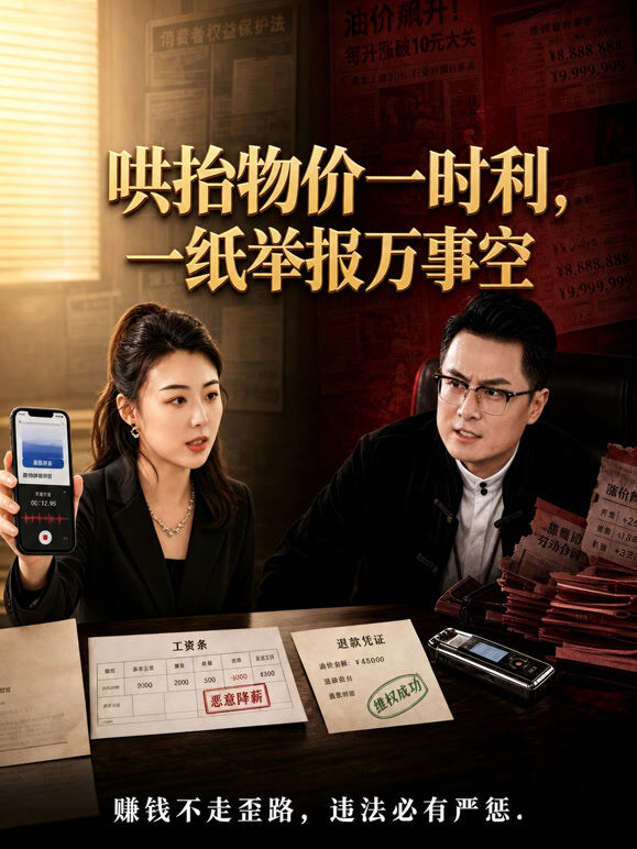 哄抬物价一时利，一纸举报万事空