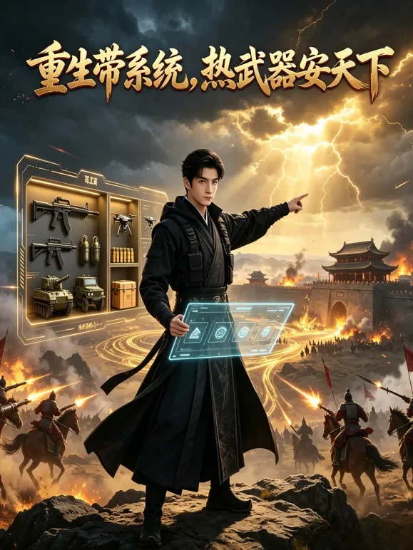重生带系统，热武器安天下短剧海报
