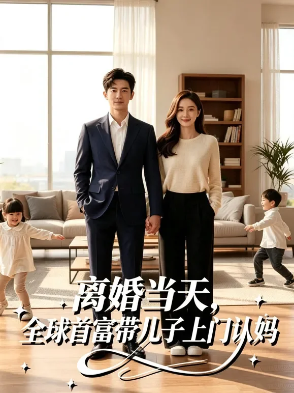 离婚当天，全球首富带儿子上门认妈短剧海报