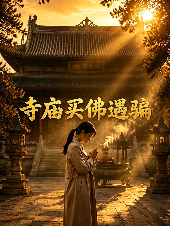 寺庙买佛遇骗