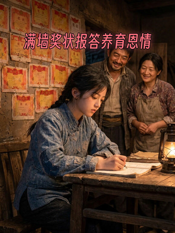 满墙奖状报答养育恩情