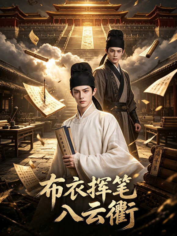 布衣挥笔入云衢