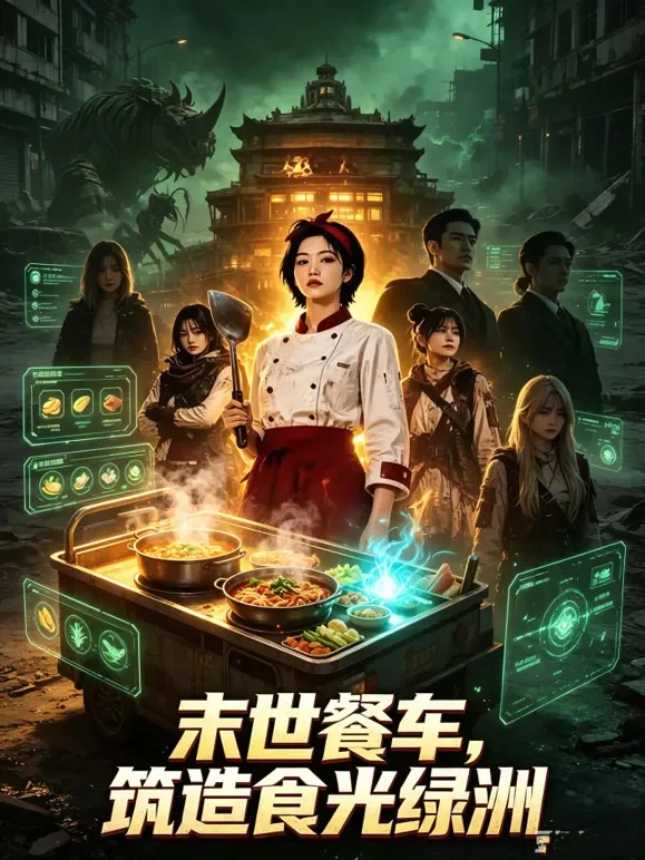 末世餐车，筑造食光绿洲短剧海报