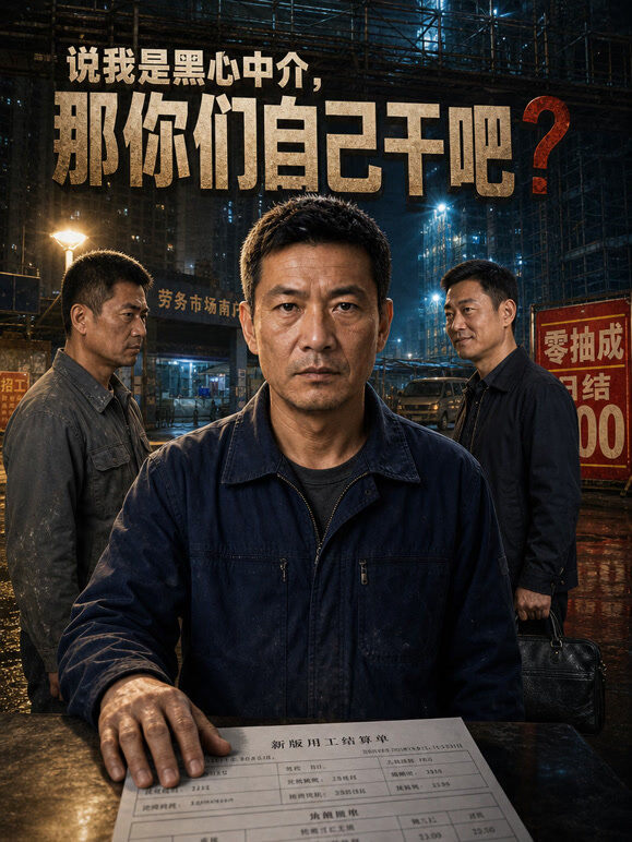 说我是黑心中介，那你们自己干吧