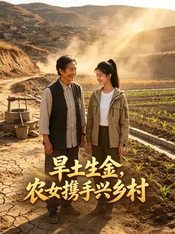 旱土生金，农女携手兴乡村短剧海报