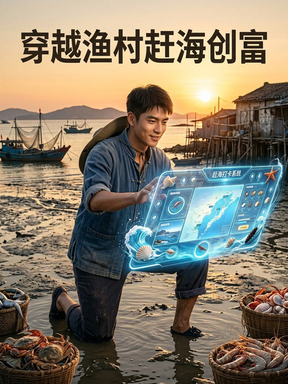 穿越渔村赶海创富