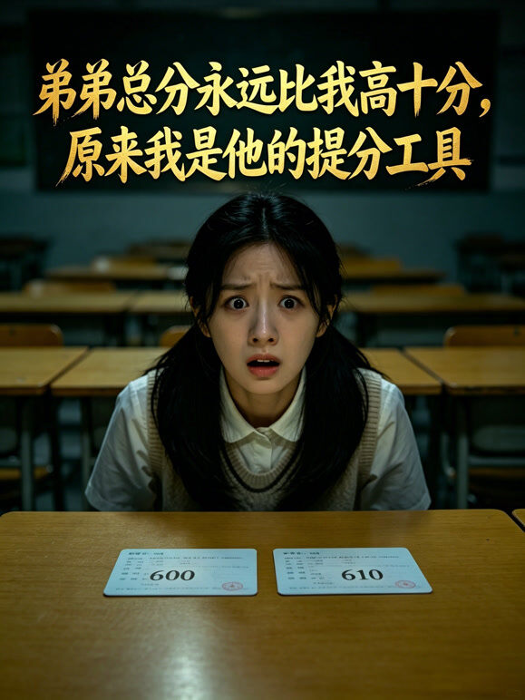 弟弟总分永远比我高十分，原来我是他的提分工具
