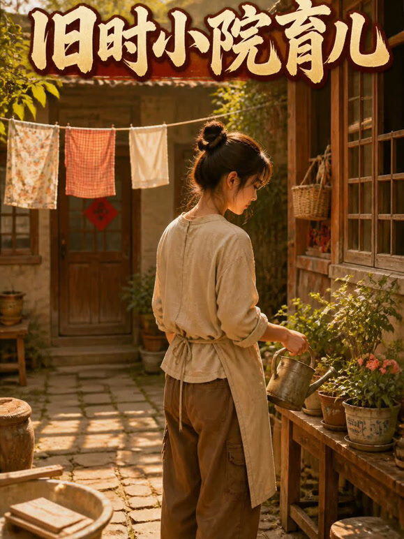 旧时小院育儿