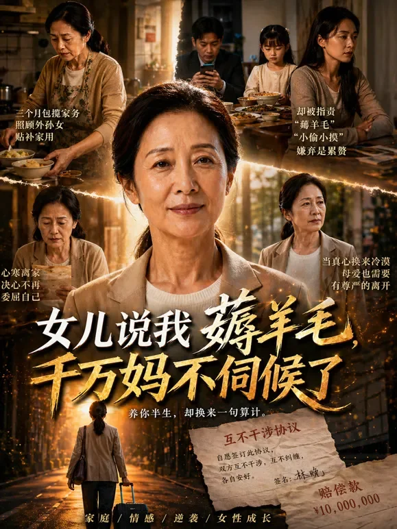 女儿说我薅羊毛，千万妈不伺候了短剧海报