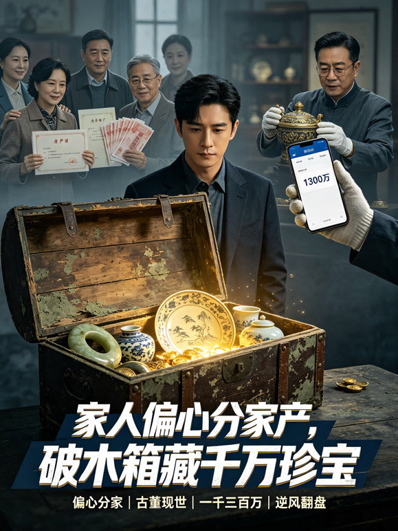 家人偏心分家产，破木箱藏千万珍宝