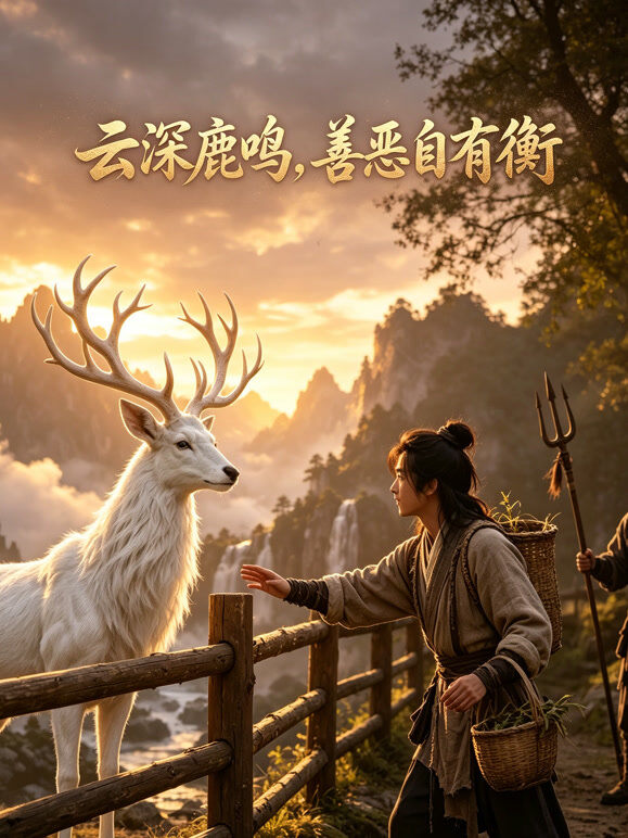 云深鹿鸣，善恶自有衡