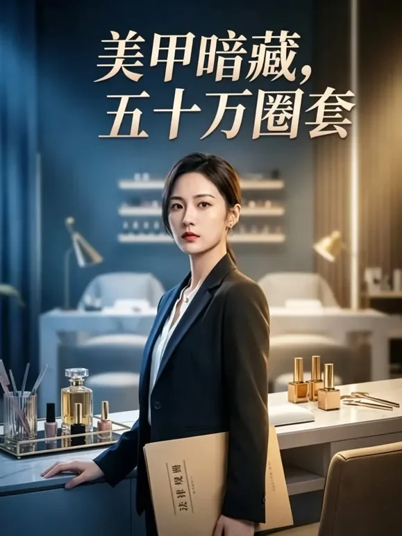 美甲暗藏五十万圈套短剧海报