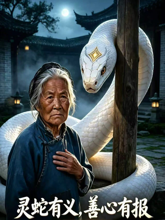 灵蛇有义，善心有报