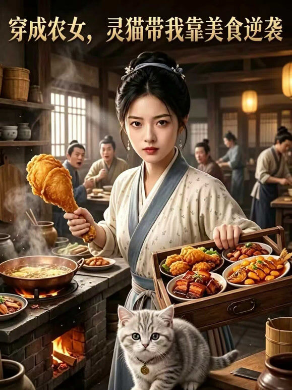 穿成农女，灵猫带我靠美食逆袭