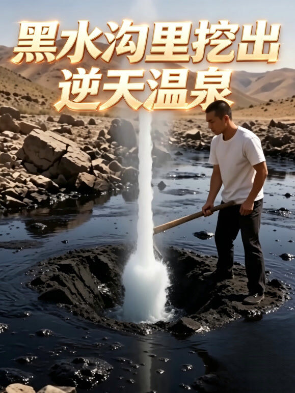 黑水沟里挖出逆天温泉