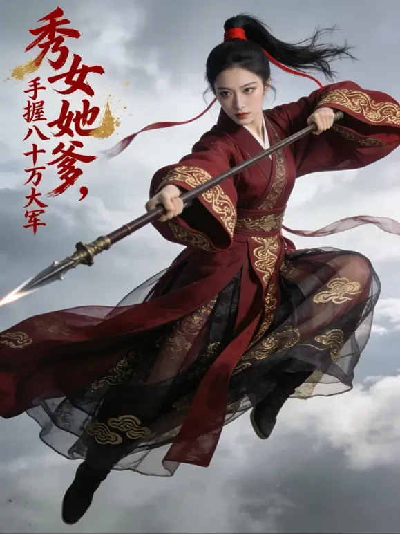 秀女他爹，手握八十万大军短剧海报