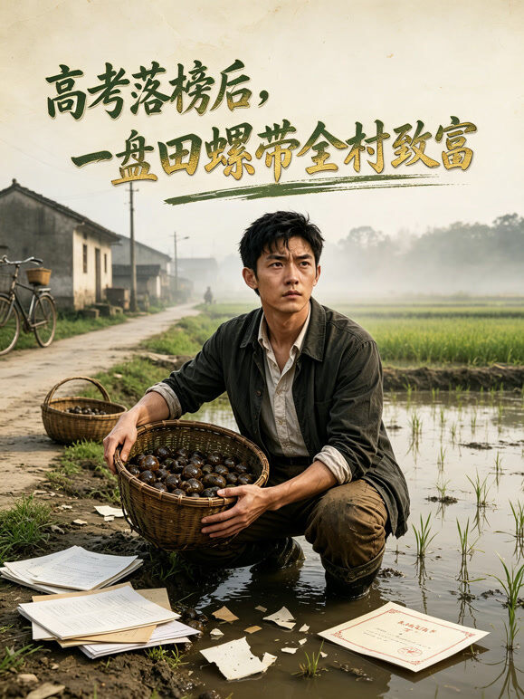 高考落榜后，一盘田螺带全村致富