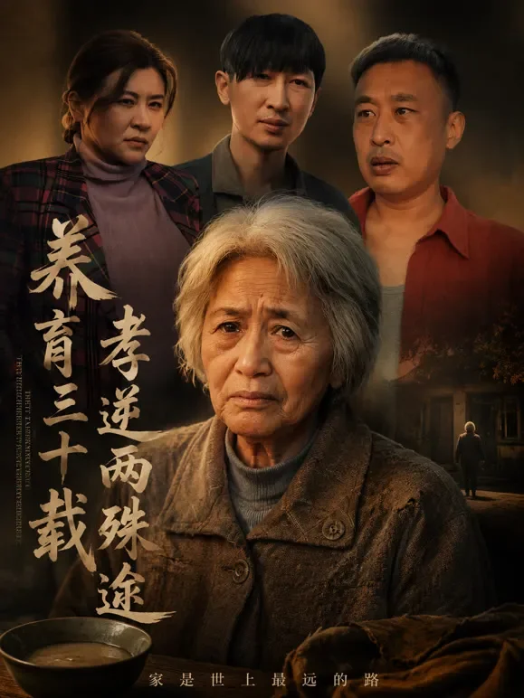 养育三十载，孝逆两殊途短剧海报