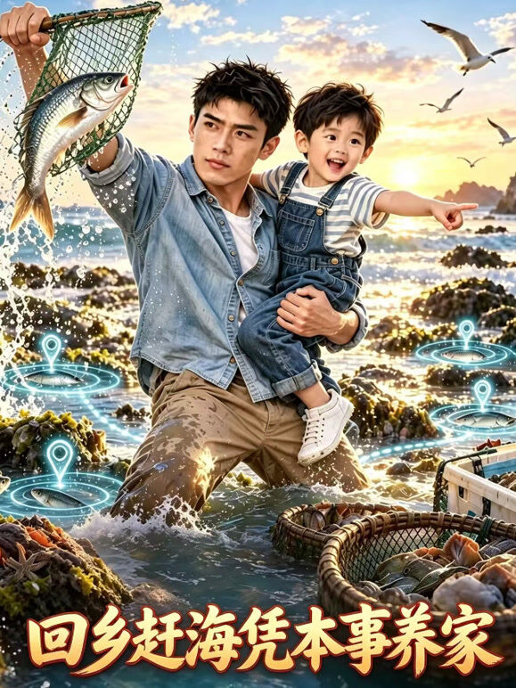 回乡赶海凭本事养家