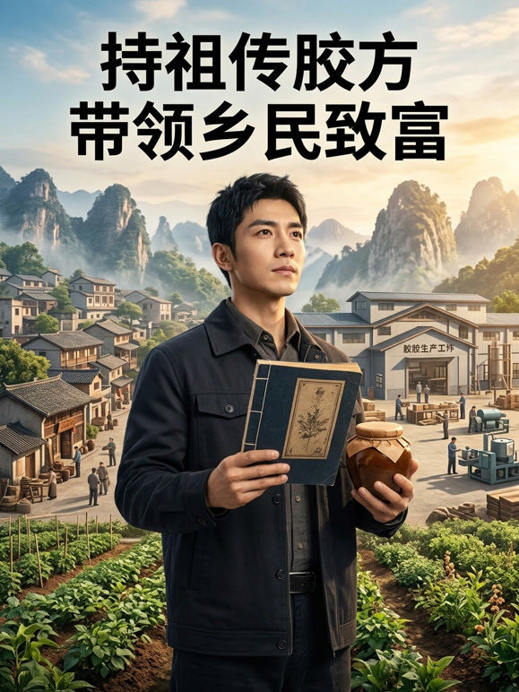 持祖传胶方带领乡民致富