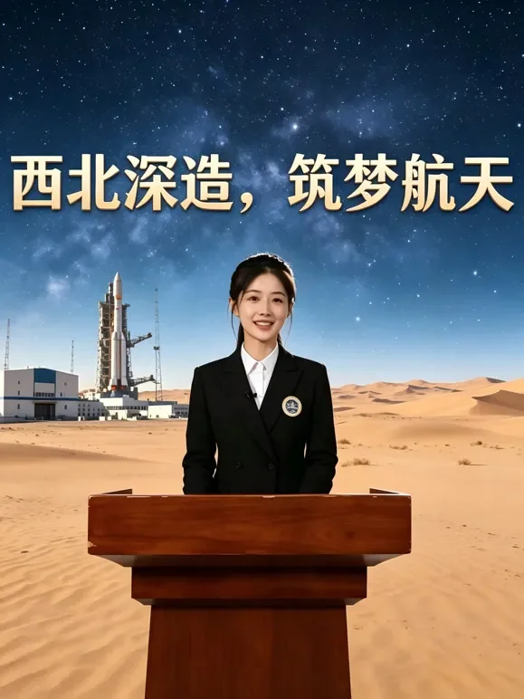 西北深造，筑梦航天短剧海报