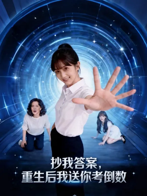 抄我答案，重生后我送你考倒数短剧海报