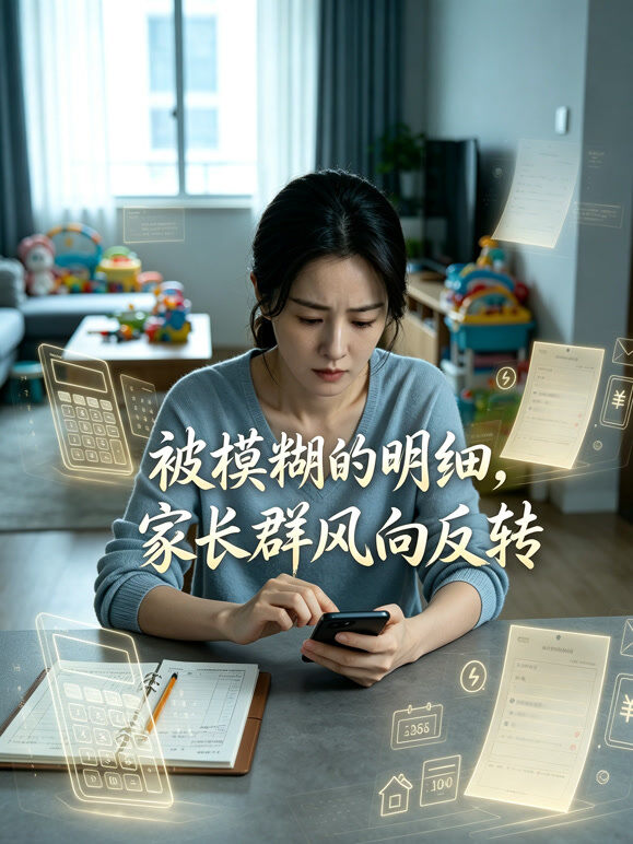 被模糊的明细，家长群风向反转