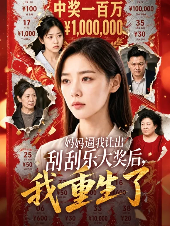 妈妈逼我让出刮刮乐大奖后，我重生了短剧海报