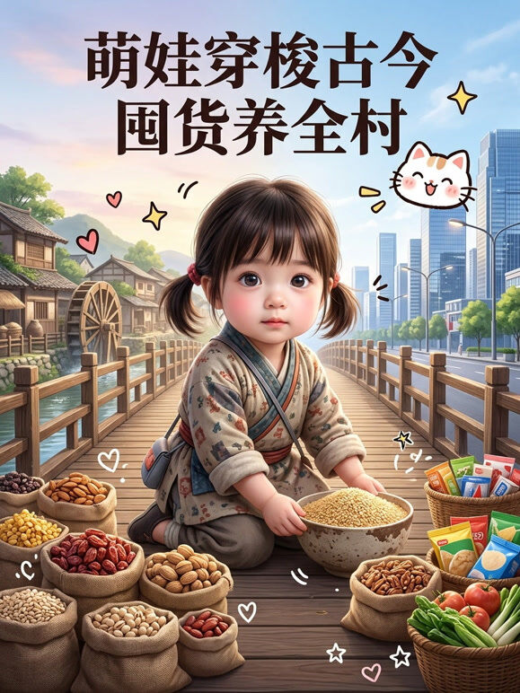 萌娃穿梭古今囤货养全村