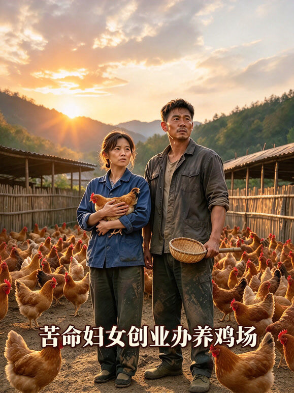 苦命妇女创业办养鸡场